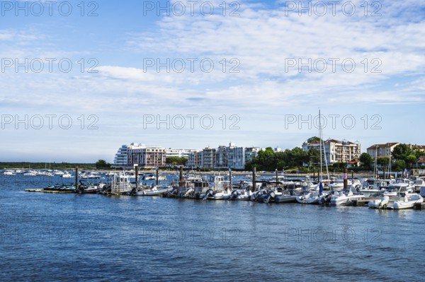 Marina and Beach in Arcachon, Gironde, France