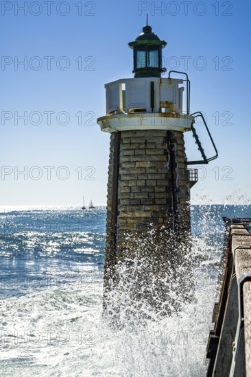 Lighthouse in Capbreton, Landes, Nouvelle-Aquitaine, France