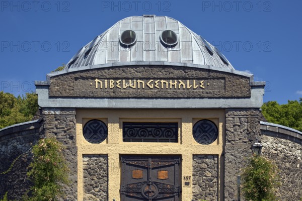 Nibelungenhalle, domed building based on an idea by Hermann Hendrich, Königswinter, North Rhine-Westphalia, Germany