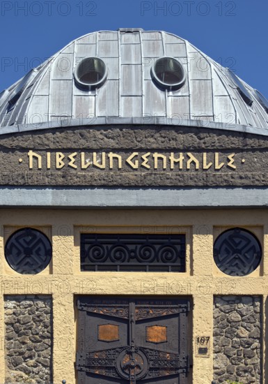 Nibelungenhalle, domed building based on an idea by Hermann Hendrich, Königswinter, North Rhine-Westphalia, Germany