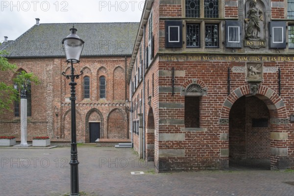 Renaissance town house from 1630, Nicolaikerk, Appingedam, Province of Groningen, Netherlands