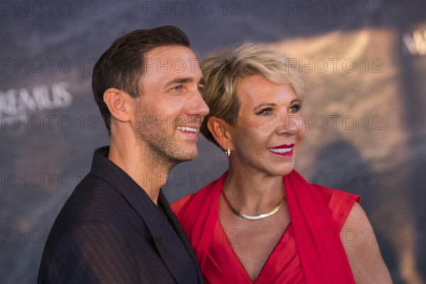 Marcel Remus with his mother Silke Remus at the Remus Lifestyle Night on the roof terrace of the Pure Salt Hotel in El Toro, Magaluf, Majorca, Spain on 31/07/2025
