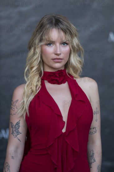 Lottie Moss at the Remus Lifestyle Night on the roof terrace of the Pure Salt Hotel in El Toro, Magaluf, Majorca, Spain on 31/07/2025