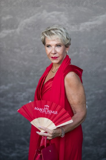 Silke Remus, mother of Marcel Remus, at the Remus Lifestyle Night on the roof terrace of the Pure Salt Hotel in El Toro, Magaluf, Majorca, Spain on 31/07/2025