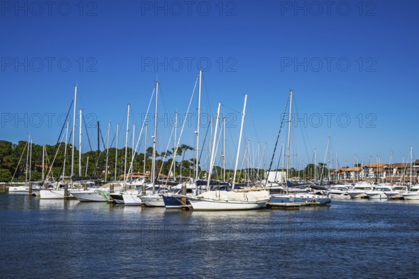 Marina in Capbreton, Landes, Nouvelle-Aquitaine, France