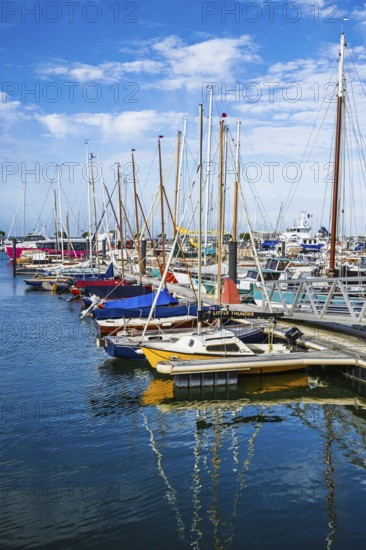 Marina and Beach in Arcachon, Gironde, France