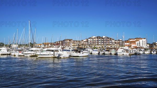 Marina in Capbreton, Landes, Nouvelle-Aquitaine, France