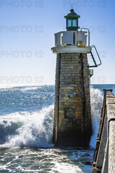 Lighthouse in Capbreton, Landes, Nouvelle-Aquitaine, France