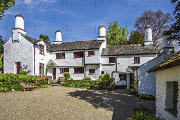 Townend house, National Trust, Troutbeck, Windermere, Lake District, Cumbria, England, United Kingdom