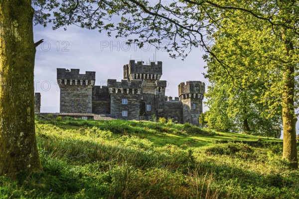 Wray Castle, Lake Windermere, Ambleside, Lake District, Cumbria, England, United Kingdom