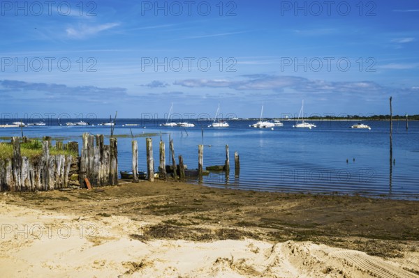 Beach in La Teste-de-Buch, Arcachon, Gironde, France