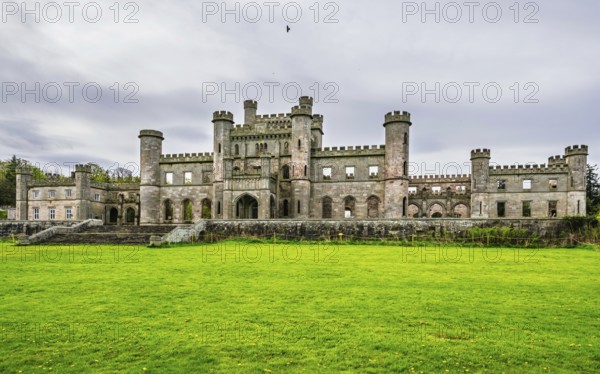 Ruins of Lowther Castle and Gardens, Lowther, Cumbria, England, United Kingdom