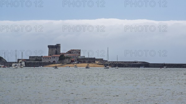 Seaside in Saint-Jean-de-Luz, Nouvelle-Aquitaine, Pyrenees-Atlantiques, France
