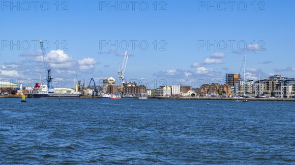 Port Docks in Poole, Dorset, England, United Kingdom