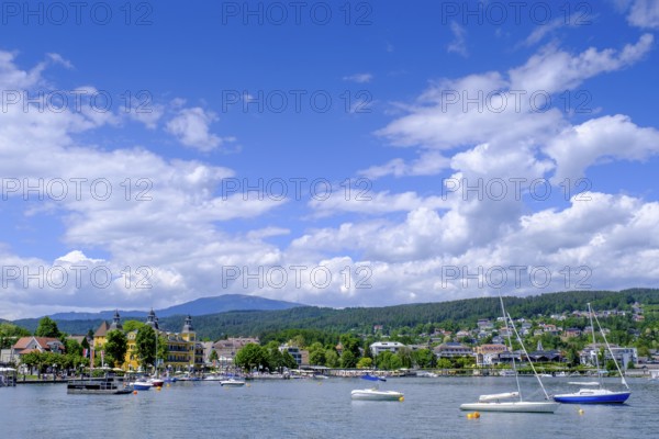 Velden am Lake Wörth with Schlosshotel, Carinthia, Austria