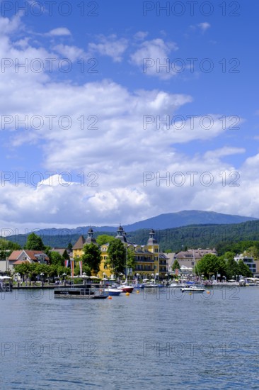 Velden am Lake Wörth with Schlosshotel, Carinthia, Austria