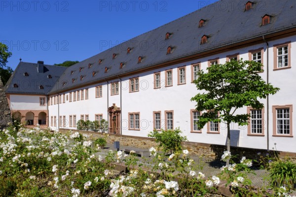 Prelate's Garden, Eberbach Monastery, Cistercian Order, Eltville, Rheingau, Taunus, Hesse, Germany