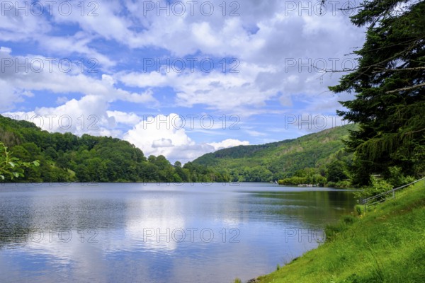 Rur dam, Rur reservoir, Einruhr, North Eifel, Eifel, North Rhine-Westphalia, Germany