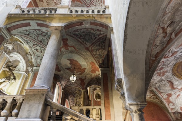 Interior view, Palais Lascaris, Old Town, Nice, Alpes Maritimes, Provence Alpes Cote d'Azur, French Riviera, South of France, France