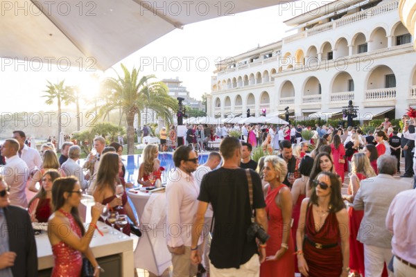 Overview at the Remus Lifestyle Night on the roof terrace of the Pure Salt Hotel in El Toro, Magaluf, Majorca, Spain on 31/07/2025