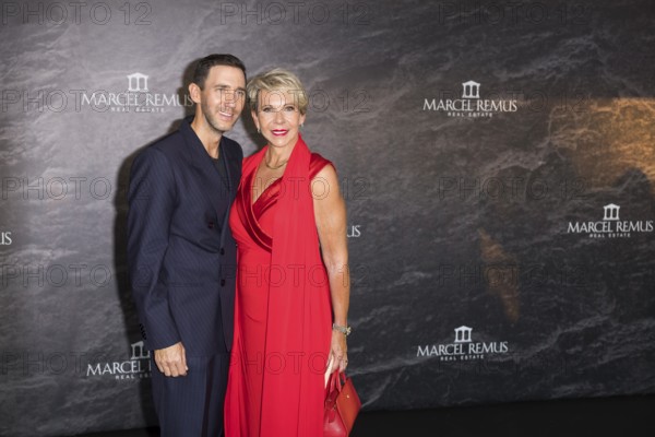 Marcel Remus with his mother Silke Remus at the Remus Lifestyle Night on the roof terrace of the Pure Salt Hotel in El Toro, Magaluf, Majorca, Spain on 31/07/2025