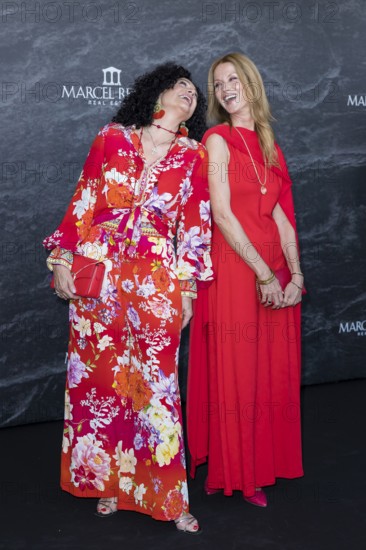 Barbara Wussow and Esther Schweins at the Remus Lifestyle Night on the roof terrace of the Pure Salt Hotel in El Toro, Magaluf, Majorca, Spain on 31.07.2025