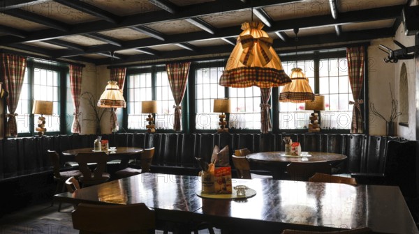 View into a Bavarian restaurant, Nesselwang, 30.07.2025