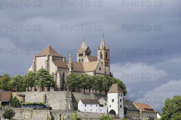Münsterberg with St Stephan's Minster, Breisach am Rhein, Baden-Württemberg, Germany