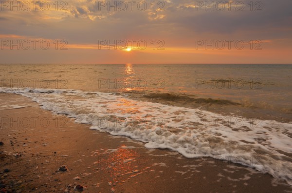 Sunrise on the Baltic Sea, Ostholstein, Schleswig-Holstein, Germany