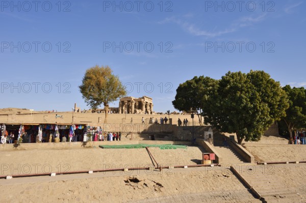 Ship landing stage and double temple of Kom Ombo, Kom Ombo, Egypt