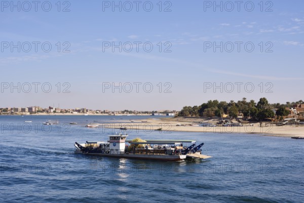 Ferry boat on the Nile, Kom Ombo, Egypt