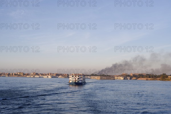 Nile cruise ship, Kom Ombo, Egypt