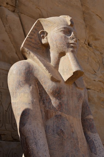 Statue at the Karnak Temple, Luxor, Egypt