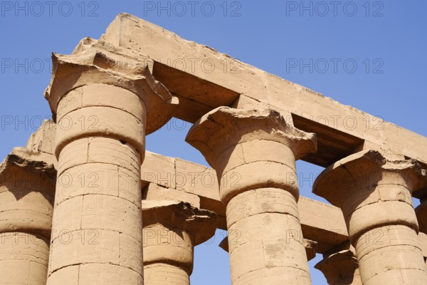 Colonnade, Luxor Temple, Luxor, Egypt