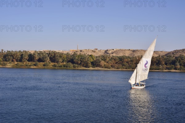 Felucca on the Nile, Aswan, Egypt