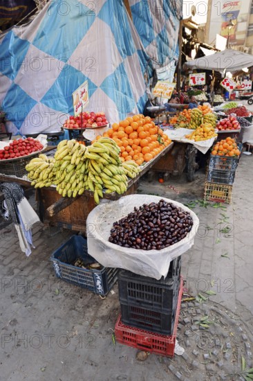 Shop with different kinds of fruit, Aswan, Egypt