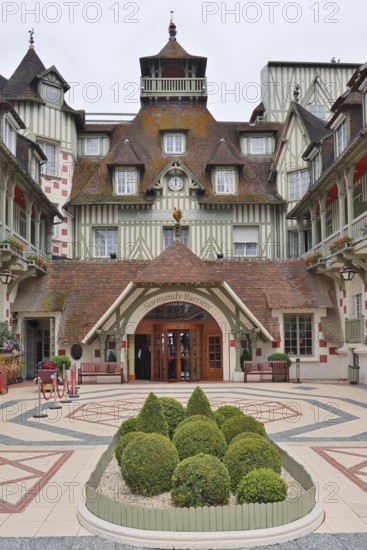 Hotel Normandy Barriere, Deauville, Cote Fleurie, Pays d'Auge, Département Calvados, Normandy, France