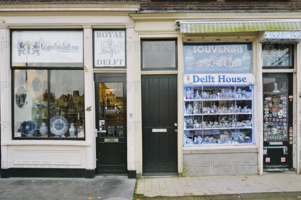 Delft porcelain shop, Delftware, Delft Blue, Delft, South Holland, Netherlands