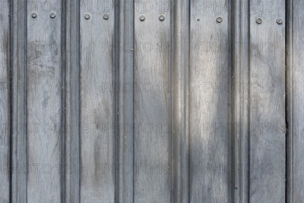 Detail of an old wooden door, background, texture, Münsterland, North Rhine-Westphalia, Germany
