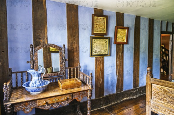 Townend house, National Trust, Troutbeck, Windermere, Lake District, Cumbria, England, United Kingdom