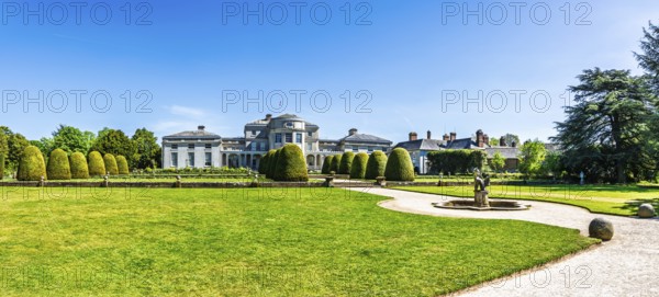 Panorama of Shugborough Estate, National Trust House and garden, Great Haywood, Staffordshire, England, United Kingdom