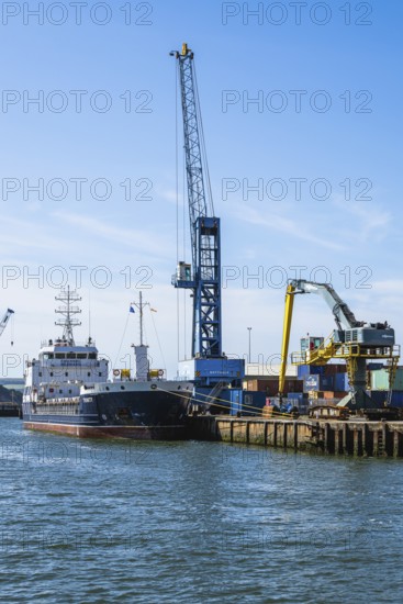 Port Docks in Poole, Dorset, England, United Kingdom