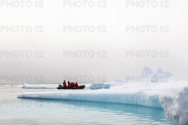 Zodiac, Ice Edge, Sea, Spitsbergen, Svalbard