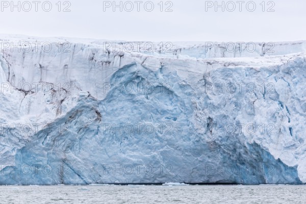 Glacier tongue, Konowbreen, Spitsbergen, Svalbard