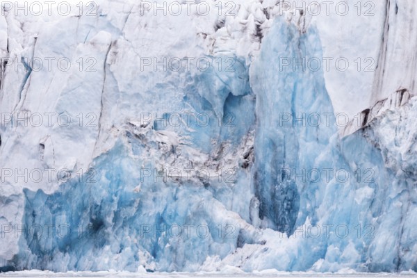 Glacier tongue, Smeerenburgbreen, Spitsbergen, Svalbard