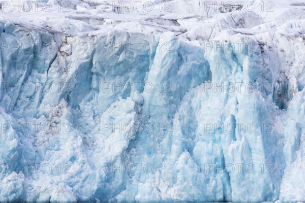 Glacier tongue, ice, bay, Lillienhöökbreen, Spitsbergen, Svalbard