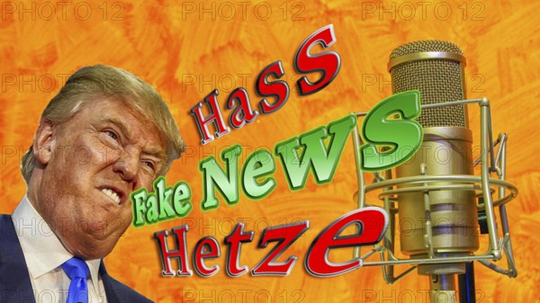 Symbolic image, Trump as US dictator, no more United States, democracy versus autocracy, Donald Trump sees himself as a ruler above the law, US democracy in danger, political blackmail, EU and Germany under political pressure, industry, tariff threats, Elon Musk, Mark Zuckerberg, social networks, fake news, rights broken, hate, agitation, DSG Digital Services Act, re-election, USA, politics, announcements, vendetta, wanted dictator, Republicans, US electoral system, global danger, lies, 2nd term, global strain, Ukraine war, storm White House, storm White House, Donald Trump as US dictator. term, global burden, Ukrainian war, White House storm