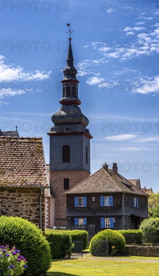 St Mary's Church, also known as the Church of Our Lady, the main church in Büdingen, Hesse, Germany