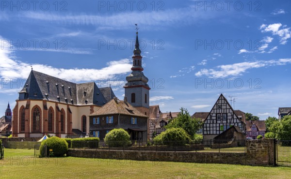 St Mary's Church, also known as the Church of Our Lady, the main church in Büdingen, Hesse, Germany
