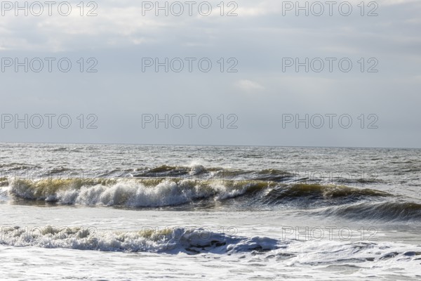 Waves on the North Sea, Rantum, Sylt, Schleswig-Holstein